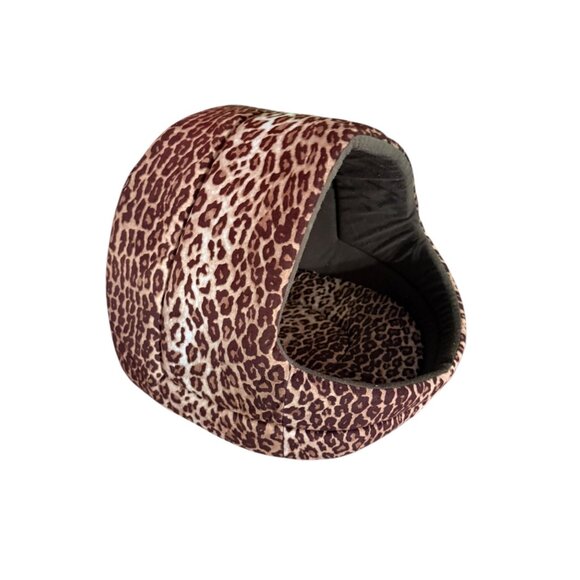 Best Friends by Sheri Leopard Print Dome Pet Bed – Approx. 12” W x 15” H - Picture 5 of 5